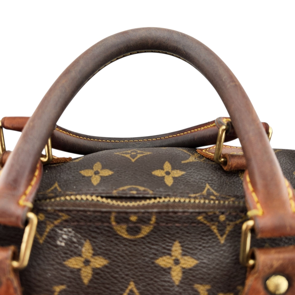 Louis Vuitton Monogram Canvas with Tan Leather Accent - Picture 4 of 11